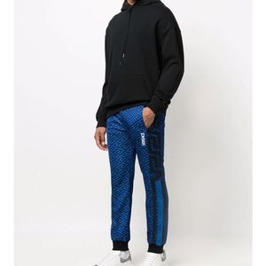 Authentic Versace monogram print track trouser